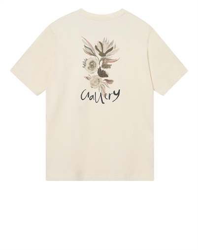 Mos Mosh Gallery - MMGMotion Flower T-shirt - Ecru